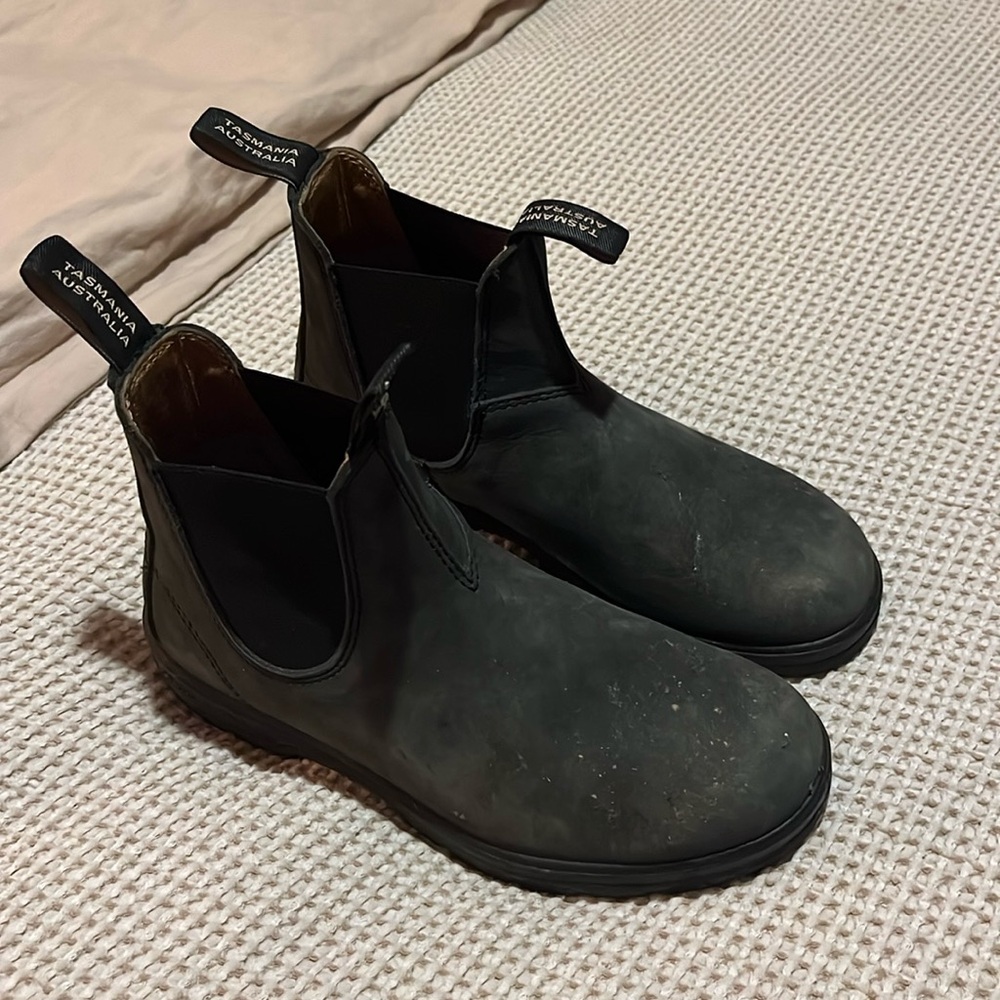 Blundstone Boots Rustic Black Chelsea